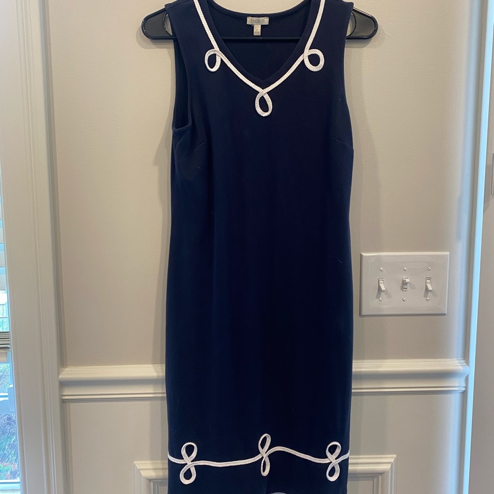 Talbots nautical blue casual dress (size p)